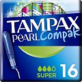 Тампакс (Tampax) тампоны, Pearl Super 16 шт