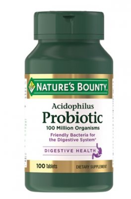 Купить nature's bounty (нэйчес баунти) ацидофилус пробиотик, таблетки массой 200мг, 100 шт бад в Арзамасе
