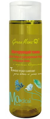 Купить green mama (грин мама) тоник для лица матирующий морские водоросли, 200мл в Арзамасе