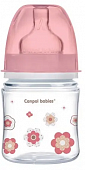 Купить canpol (канпол) бутылочка пластиковая easystart newborn антиколиковая с широким горлом с рождения, 120 мл розовая в Арзамасе