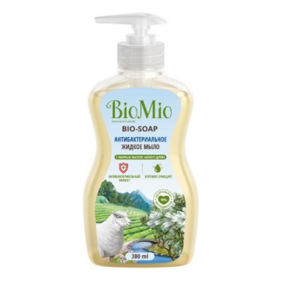 Купить биомои (biomio) жидкое мыло антибактериальное с эфирным маслом чайного дерева, 300 мл в Арзамасе