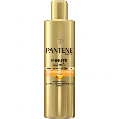 Купить pantene pro-v (пантин) шампунь minute miracle мицелярный интенсивное восстановление волос, 270 мл в Арзамасе