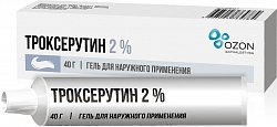 Купить троксерутин, гель для наружного применения 2%, 40г в Арзамасе