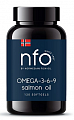Купить норвегиан фиш оил (nfo) омега-3-6-9 масло лосося, капсулы 745мг, 120шт бад в Арзамасе