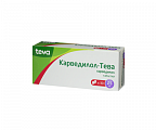 Купить карведилол-тева, таблетки 25мг, 30 шт в Арзамасе