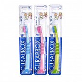 Купить curaprox (курапрокс) зубная щетка детская с гуммированной ручкой curaprox curakid 4260, 1 шт в Арзамасе