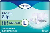 Купить tena proskin slip super (тена) подгузники размер l, 30 шт в Арзамасе