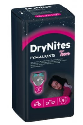 Купить huggies drynites (драйнайтс) трусики одноразовые ночные для девочек 8-15 лет, 9 шт в Арзамасе