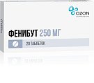 Купить фенибут, таблетки 250мг, 20 шт в Арзамасе