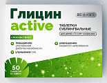 Купить глицин актив bioforte, таблетки для рассасывания 100мг 50шт бад в Арзамасе