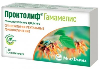 Купить проктолиф гамамелис, суппозитории ректальные гомеопатические, 10 шт в Арзамасе