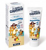 Купить pasta del сapitano (паста дель капитано) зубная паста детская тутти фрутти 3+, 75мл в Арзамасе