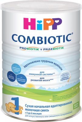 Купить хипп-1 комбиотик, мол. смесь 800г (хипп, германия) в Арзамасе