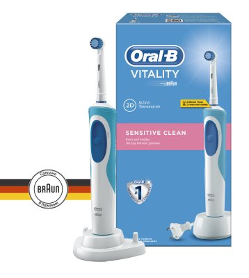 Купить oral-b (орал-би) электрическая зубная щетка vitality sensitive clean, 1 шт в Арзамасе
