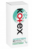 Купить котекс (kotex) прокладки ежедневные антибактериальны экстра тонкие, 20 шт в Арзамасе
