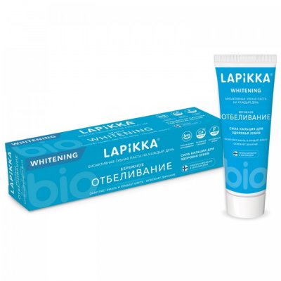 Купить лапика (lappika) зубная паста бережное отбеливание, 94г в Арзамасе