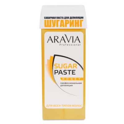 Купить aravia (аравиа) паста сахарная для депиляции очень мягкой консистенции медовая картридж 150г в Арзамасе