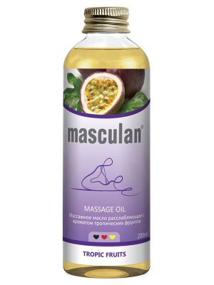 Купить masculan (маскулан) масло массажное расслабляющее тропические фрукты, 200мл в Арзамасе
