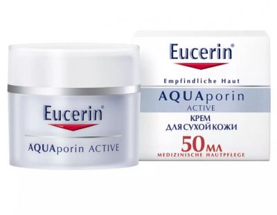 Купить eucerin aquaporin active (эуцерин) крем для лица для чувствительной и сухой кожи интенсивное увлажнение 50 мл в Арзамасе