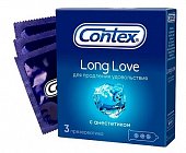 Купить contex (контекс) презервативы long love продлевающие 3шт в Арзамасе