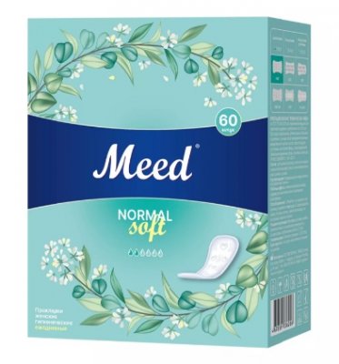 Купить meed normal soft (мид) прокладки ежедневные целлюлозные, 60 шт в Арзамасе