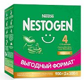 Купить nestle nestogen premium 4 (нестожен) сухая молочная смесь с 18 месяцев, 900г (3*300г) в Арзамасе