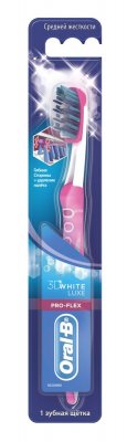 Купить oral-b (орал-би) зубная щетка 3d white luxe pro-flex 38 блеск, мягкая1 шт в Арзамасе