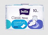 Bella (Белла) прокладки Nova Classic Comfort белая линия 10 шт