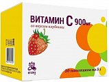 Купить витамин с 900мг, пакетики-саше 5г, со вкусом клубники, 20 шт бад в Арзамасе