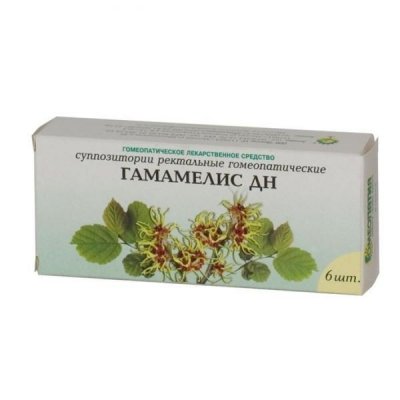 Купить гамамелис дн, суппозитории ректальные гомеопатические, 6 шт в Арзамасе