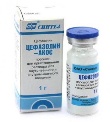 Купить цефазолин-акос, порошок для приготовления раствора для внутривенного и внутримышечного введения 1г, флакон в Арзамасе