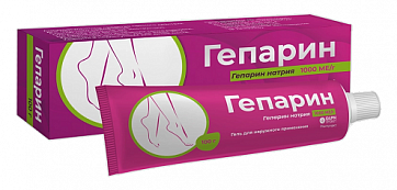 Гепарин, гель для наружного применения 1000МЕ/г, 100г Гепарин, гель для наружного применения 1000МЕ/г, 100г