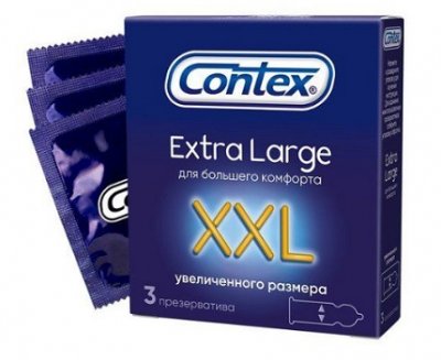 Купить contex (контекс) презервативы extra large увеличенного размера 3шт в Арзамасе