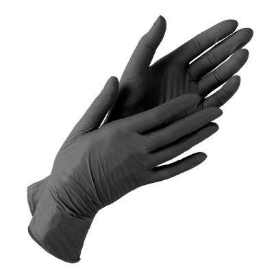 Купить перчатки manual bn117, смотр.нестер.нитрил. черные, р.s пар №50 в Арзамасе