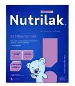 Купить нутрилак (nutrilak) премиум безлактозный молочная смесь с рождения, 350г в Арзамасе