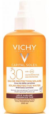 Купить vichy capital soleil (виши) спрей двухфазный для тела активатор загара 200мл spf30 в Арзамасе
