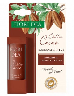 Купить фьери дея (fiori dea), бальзам для губ масло какао питательный, 4,5г в Арзамасе