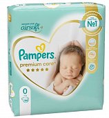 Купить pampers premium care (памперс) подгузники 0 для новорожденных 1-3кг, 66шт в Арзамасе