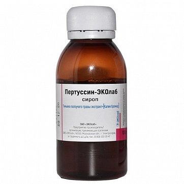 Пертуссин-ЭКОлаб, сироп 100г Пертуссин-ЭКОлаб, сироп 100г