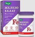 Купить железо хелат, капсулы 0,25г 60шт бад в Арзамасе