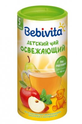 Купить bebivita (бэбивита) чай травяной детский освежающий гранулированный с 6 месяцев, банка 200г в Арзамасе