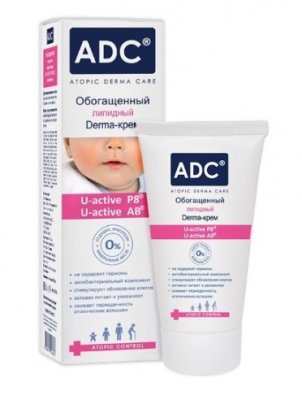 Купить адц (adc) derma-крем для детей и взрослых липидный обогащенный, 50мл в Арзамасе