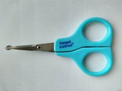 Купить canpol (канпол) ножницы для детей с рождения голубые 1 шт в Арзамасе