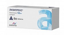 Купить лизипрекс, таблетки 10 мг, 60 шт в Арзамасе