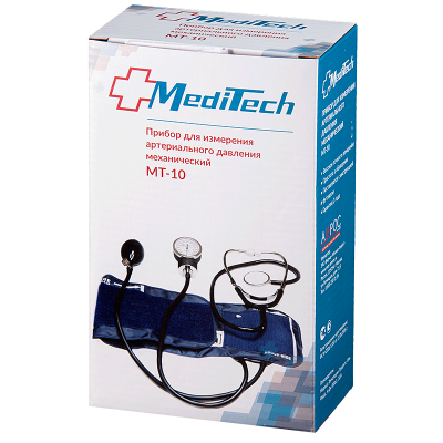 Купить тонометр механический meditech (медитеч) mt-10, со стетоскопом в Арзамасе