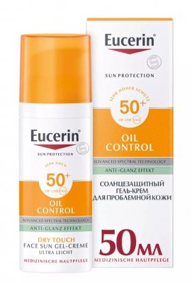 Купить eucerin (эуцерин) гель-крем для проблемной кожи лица 50 мл spf50+ в Арзамасе