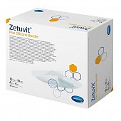 Купить silicone border plus zetuvit (цетувит) повязка суперабсорбент с контактным слоем из силикона самоклеящаяся 10см х10см, 10 шт в Арзамасе