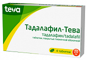 Купить тадалафил-тева, таблетки, покрытые пленочной оболочкой 20мг 4шт в Арзамасе