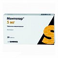 Купить монтелар, таблетки жевательные 5мг, 28 шт в Арзамасе