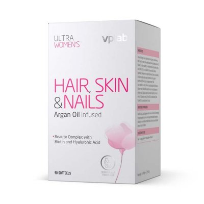 Купить vplab ultra women's витаминно-минеральный комплекс для улучшения состояния волос, ногтей и кожи у женщин, мягкие капсулы 90 шт бад в Арзамасе